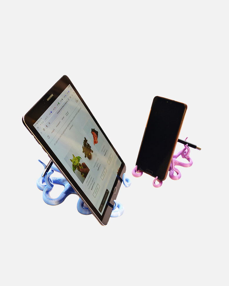 Astoņkājis tālruņa vai planšetes turētājs